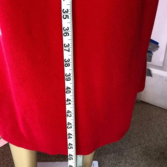 Vintage Vanity fair made in USA Red Nightgown Robe 3\4 Sleeves Women Size M - Picture 5 of 6